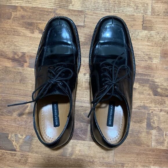Bostonian Wakefield Black Shoes Sz 9M - Picture 5 of 9